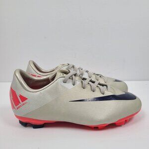 Nike Jr Mercurial Victory ll FG Gray Cleats 442008 051 US Size 2Y